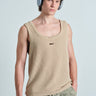 Beige Knit Tank - BonkersCorner
