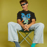 Big Fish Faded Effect Oversized T-shirt - BonkersCorner