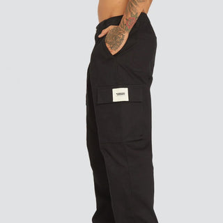 Black Cargo With Utility Pockets - BonkersCorner