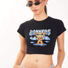 Black Frosty Baby Tee - BonkersCorner