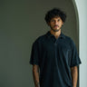 Black Heavyweight Faded Polo - BonkersCorner
