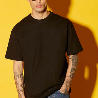 Black Heavyweight Oversized T-shirt - BonkersCorner