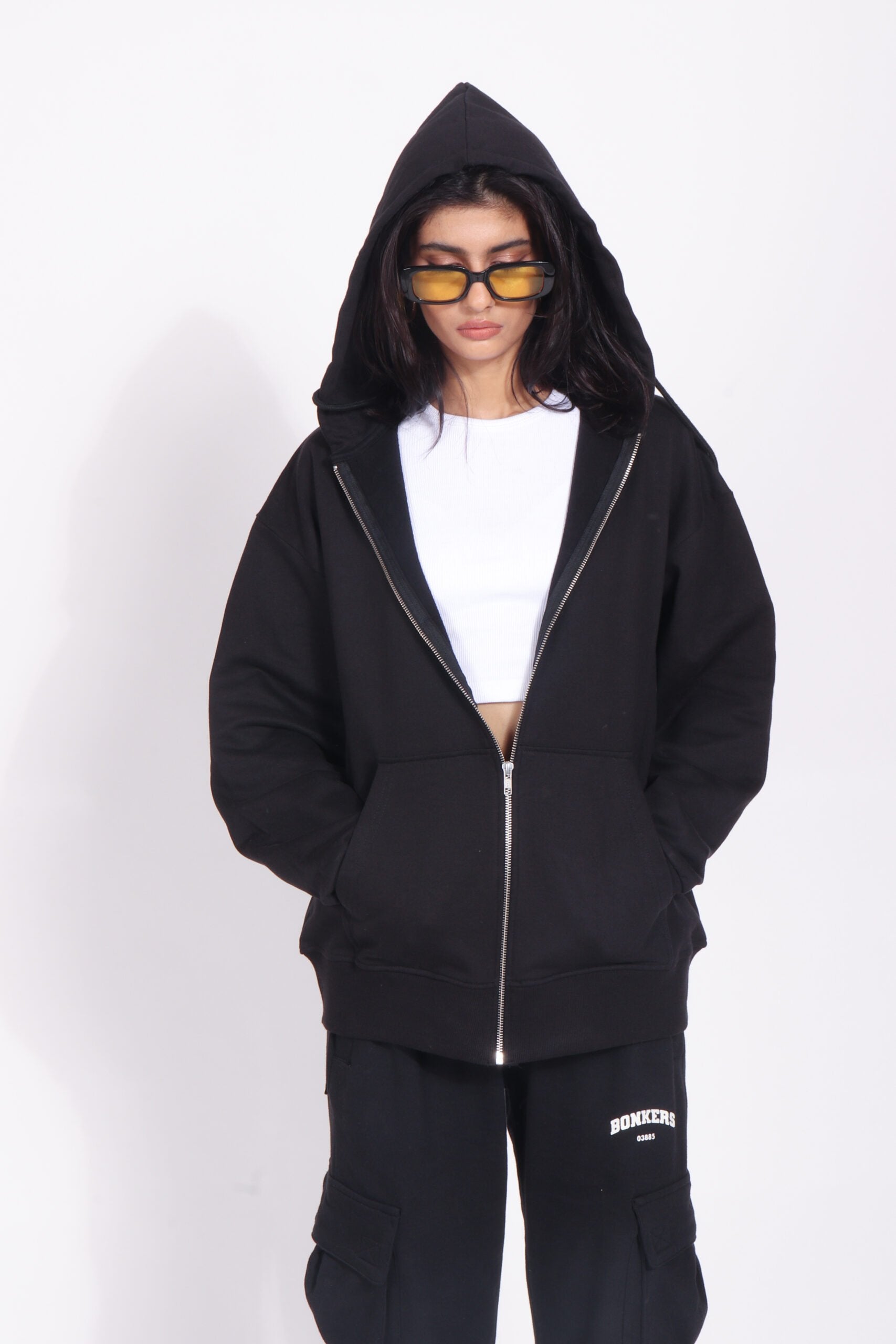 Black Oversized Zipper - BonkersCorner