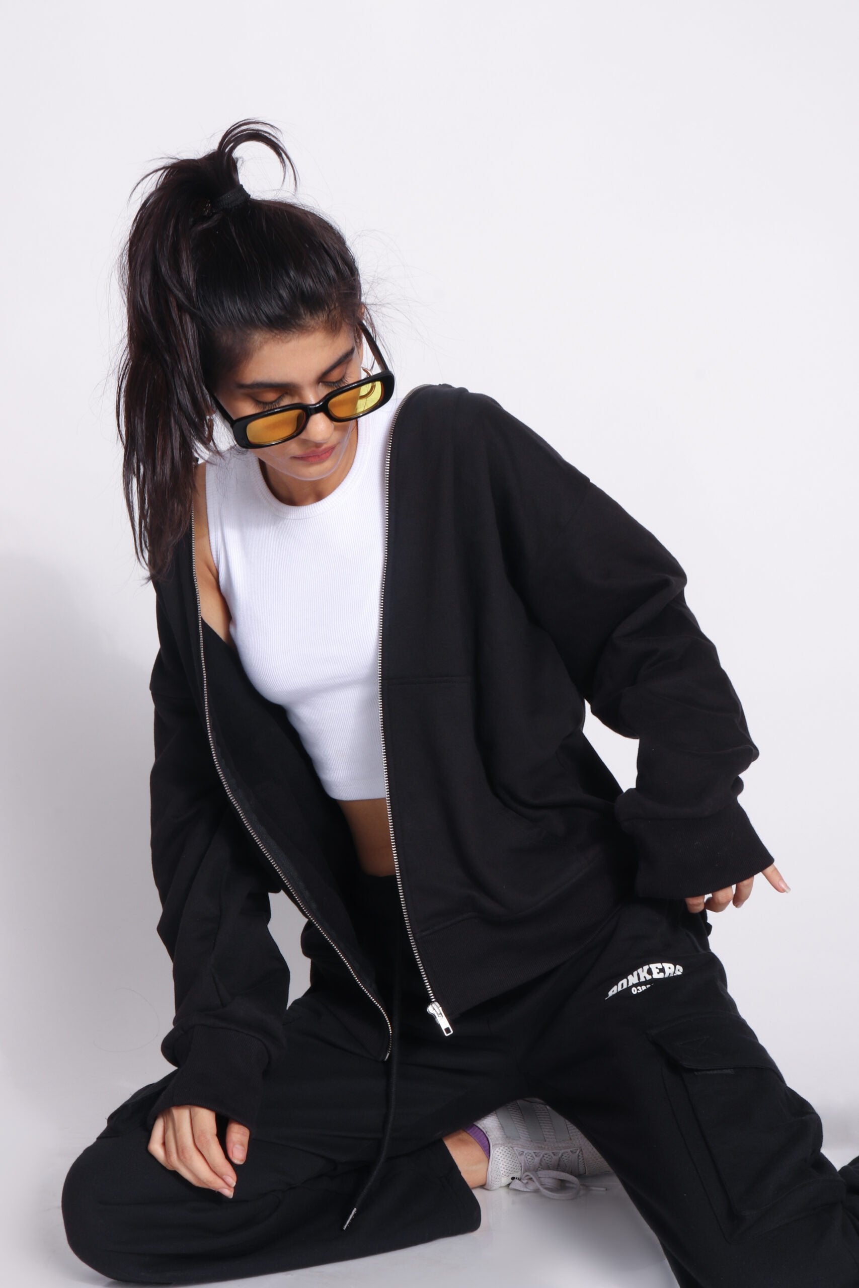 Black Oversized Zipper - BonkersCorner
