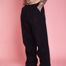 Black Parachute Pants - BonkersCorner