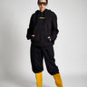 Black Signature Oversized Heavyweight Hoodie (Fleece) - BonkersCorner
