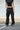 Black Sporty Deconstructed Loose Pants - BonkersCorner