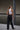 Black Sporty Straight Fit Pants - BonkersCorner