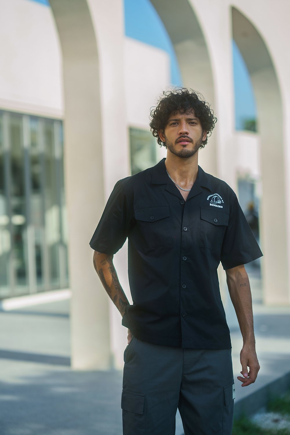 Black Utility Heavyweight Shirt - BonkersCorner