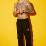 Black Utility Straight Fit Pant - BonkersCorner