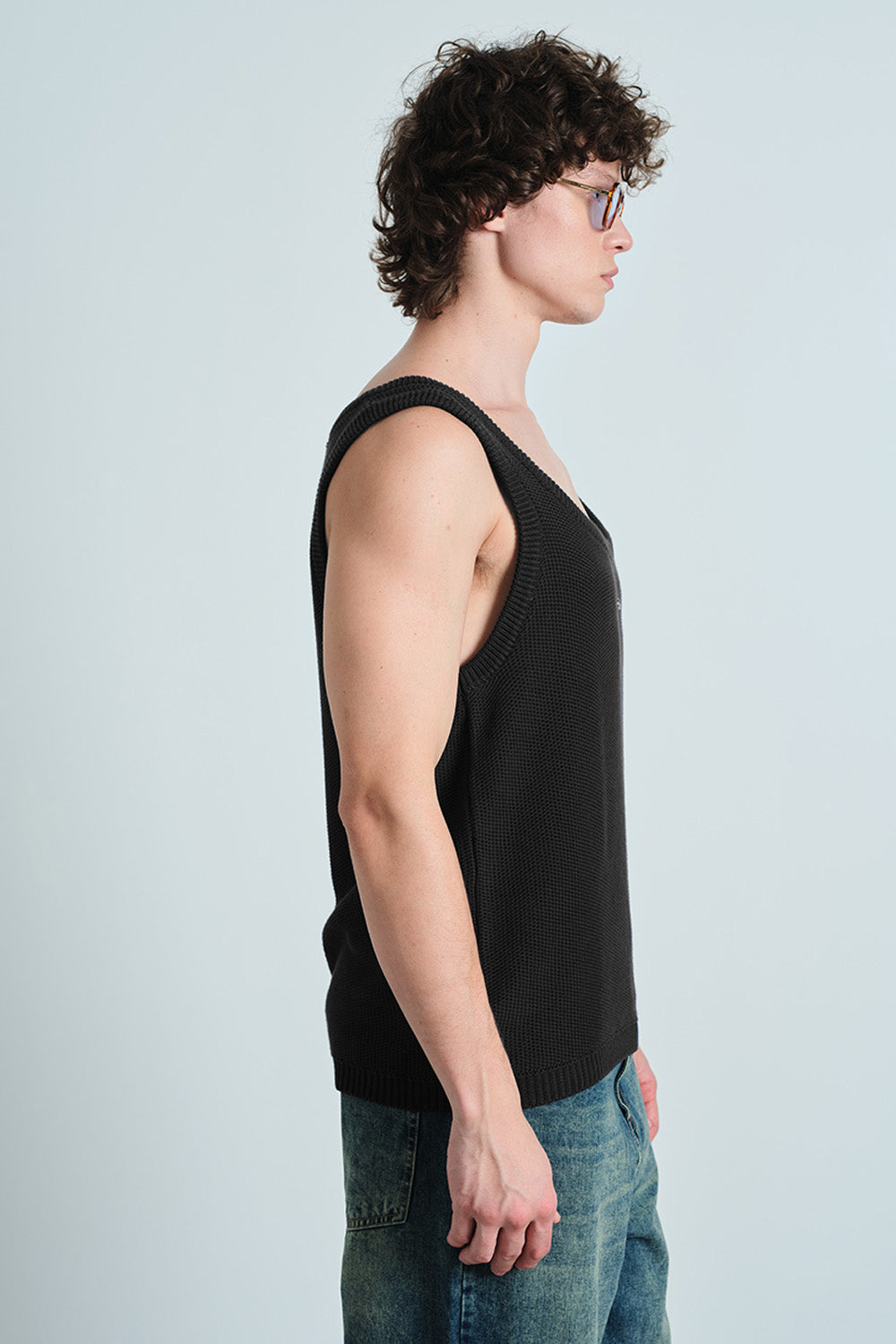 Black Knit Tank