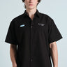 Black Oversized Utility Shirt - BonkersCorner