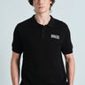 Black Signature Knit Polo - BonkersCorner