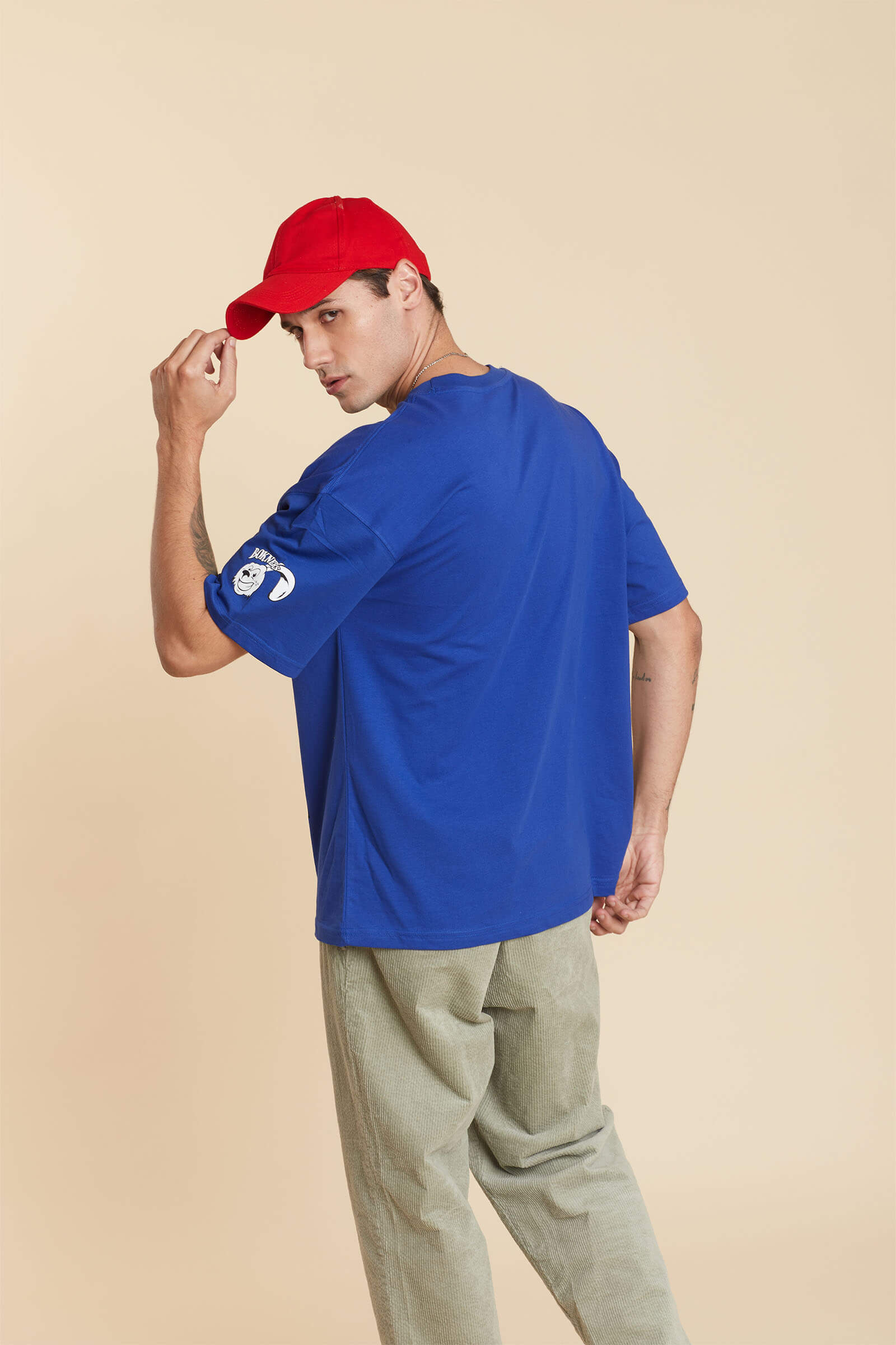 Blue Cereal Killer Oversized T-shirt - BonkersCorner