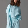 Blue Crop Hoodie - BonkersCorner