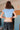 Blue Faded Crop Top - BonkersCorner