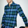 Blue Forest Plaid Regular Fit Shirt - BonkersCorner