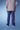 Blue Sporty Straight Fit Pants - BonkersCorner
