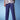 Blue Sporty Straight Fit Pants - BonkersCorner