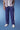 Blue Sporty Straight Fit Pants - BonkersCorner