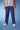 Blue Sporty Straight Fit Pants - BonkersCorner