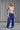 Blue Sporty Straight Fit Pants - BonkersCorner
