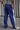 Blue Sporty Straight Fit Pants - BonkersCorner
