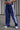 Blue Sporty Straight Fit Pants - BonkersCorner
