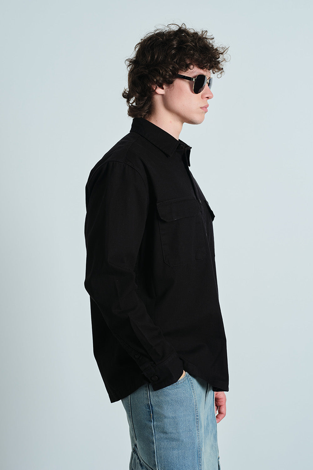 Black Troop Utility Shirt - BonkersCorner
