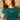 Bottle Green Faded Crop Top - BonkersCorner