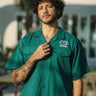 Bottle Green Utility Heavyweight Shirt - BonkersCorner