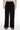 Solid Black Textured Pant - BonkersCorner