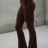 Brown Fold Over Pants - BonkersCorner