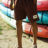 Brown Heavyweight Lounge Shorts - BonkersCorner