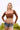 Brown Ribbed Square Neck Top - BonkersCorner