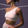 Bubblegum One Shoulder Ribbed Top - BonkersCorner