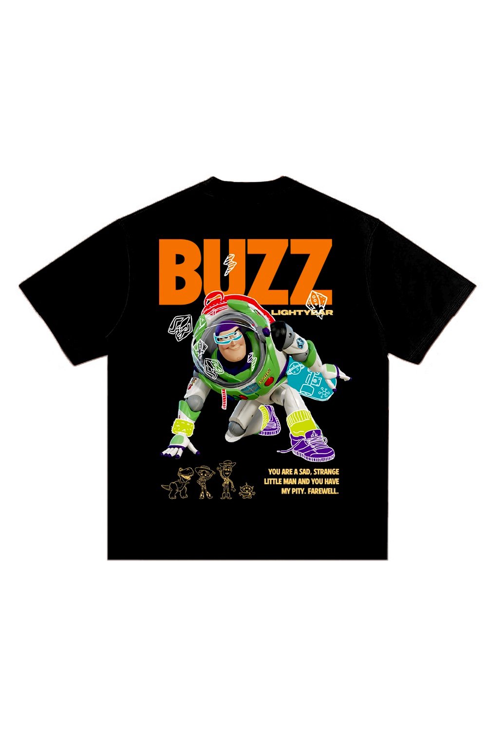 Buzz Lightyear Oversized T-shirt - BonkersCorner
