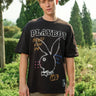 Chalkboard Bunny  Oversized T-shirt - BonkersCorner