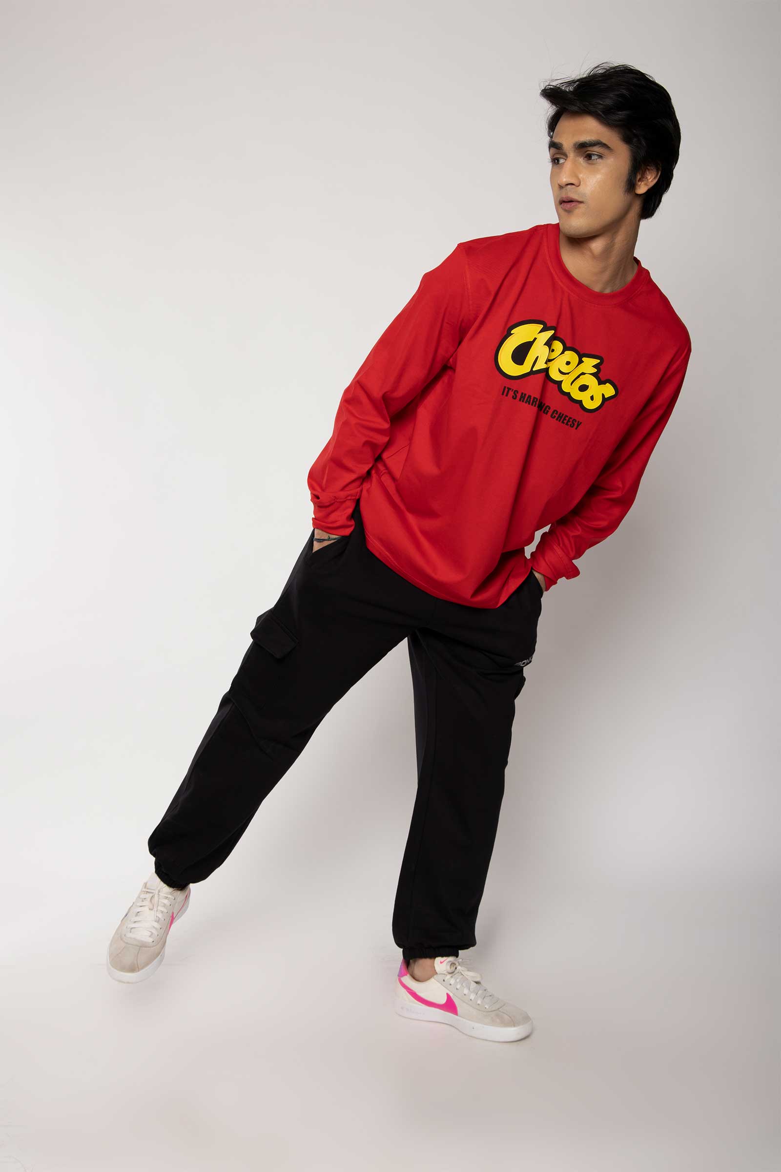 Cheetos Long-Sleeved Cotton T-Shirt - BonkersCorner