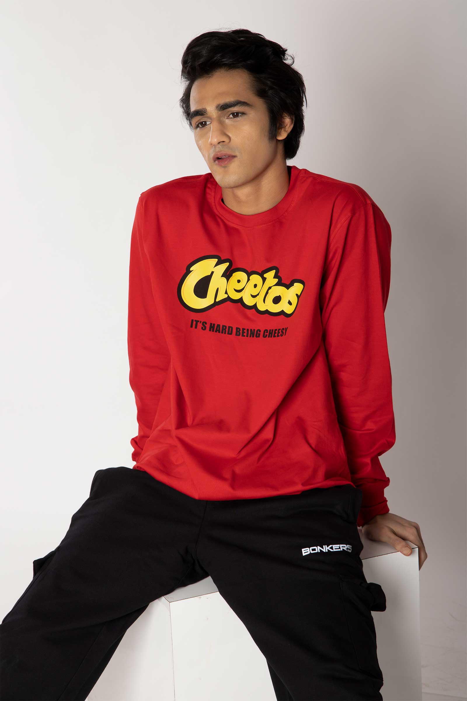 Cheetos Long-Sleeved Cotton T-Shirt - BonkersCorner