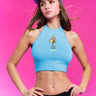 Bratty Cloe Halter Neck Top - BonkersCorner