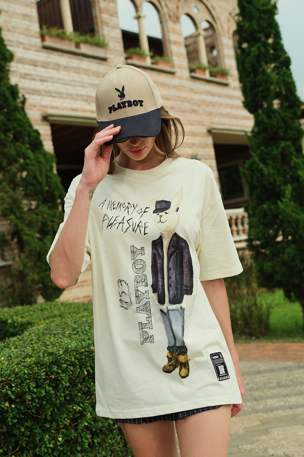 Club Navy Playboy Cap - BonkersCorner