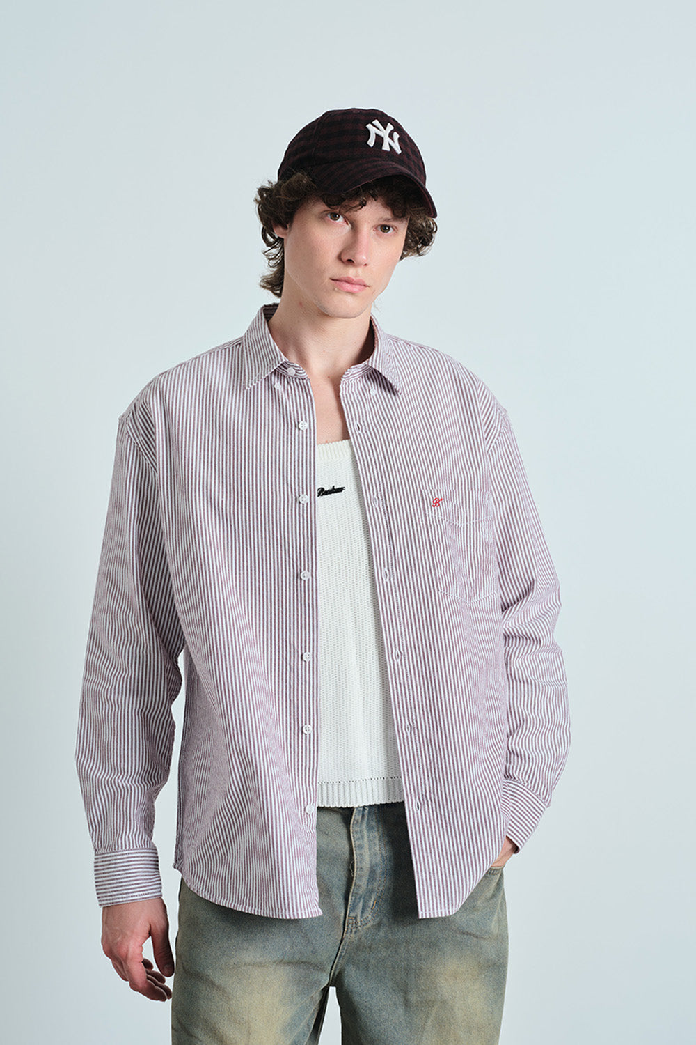 Coastal Breeze Red Stripe Shirt - BonkersCorner