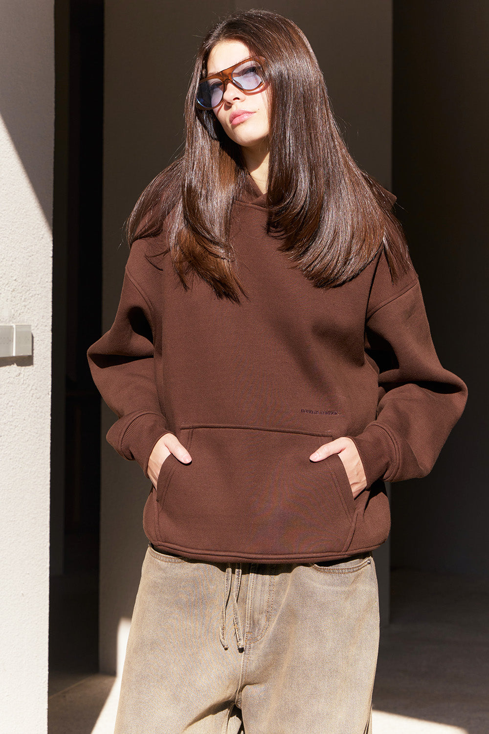 Cocoa Wear A Hug Oversized Hoodie - BonkersCorner