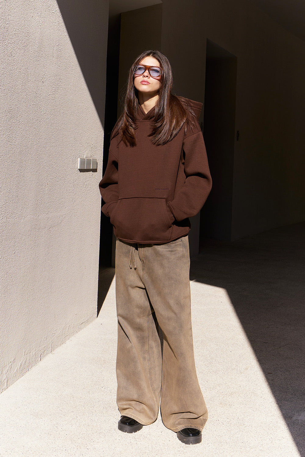 Cocoa Wear A Hug Oversized Hoodie - BonkersCorner