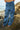 Crystal Teal Satin Utility Pants - BonkersCorner