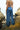 Crystal Teal Satin Utility Pants - BonkersCorner