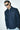 Dark Blue Solid Regular Fit Shirt - BonkersCorner