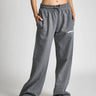 Dark Grey Melange Wide-Leg - BonkersCorner