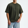 Dark Olive Signature Heavyweight Faded T-shirt - BonkersCorner